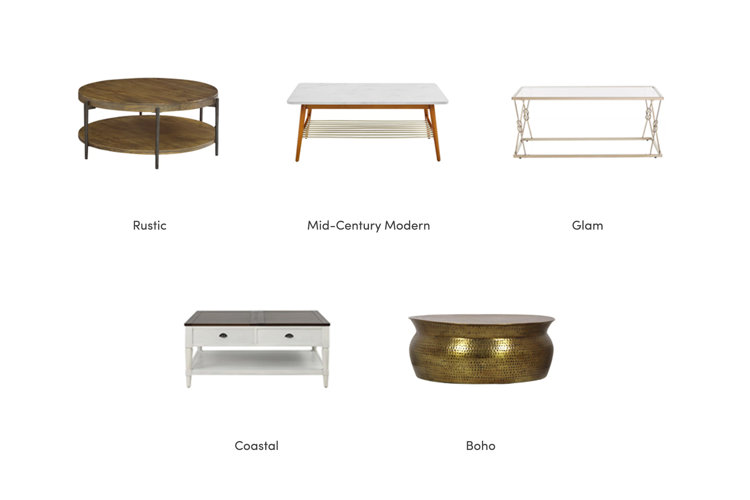 Coffee Table Styles and Materials Guide Wayfair